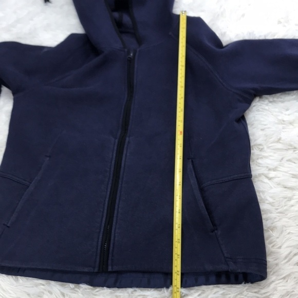 Lululemon Hooded Full Zip Jacket Heathered Inkwell - Picture 6 of 10